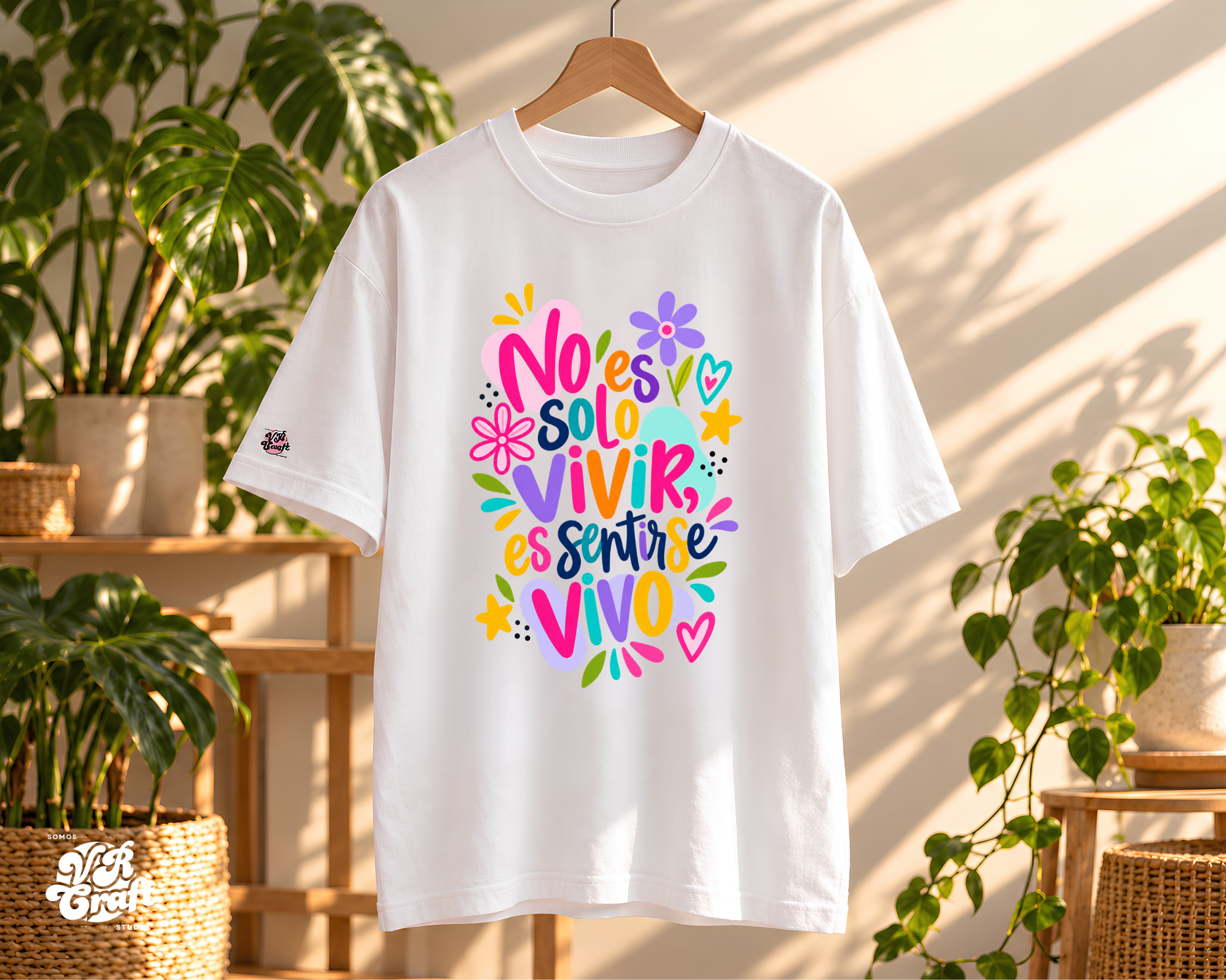 Camiseta Oversize “No Es Solo Vivir”