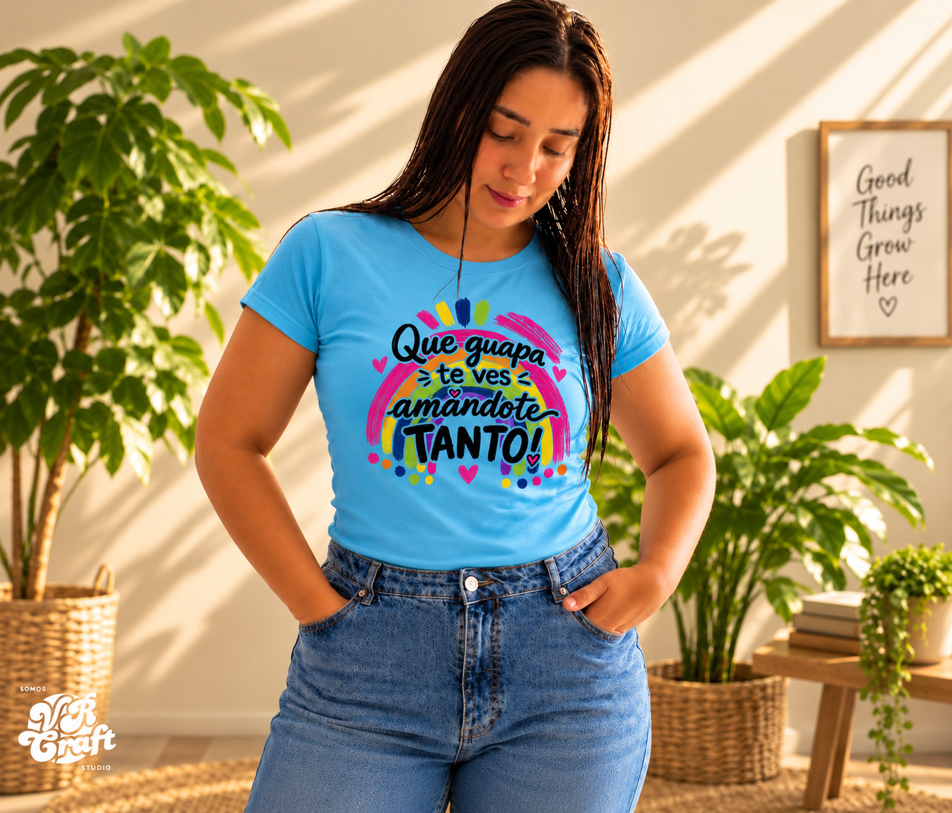 Camiseta Regular Mujer “Que Guapa”